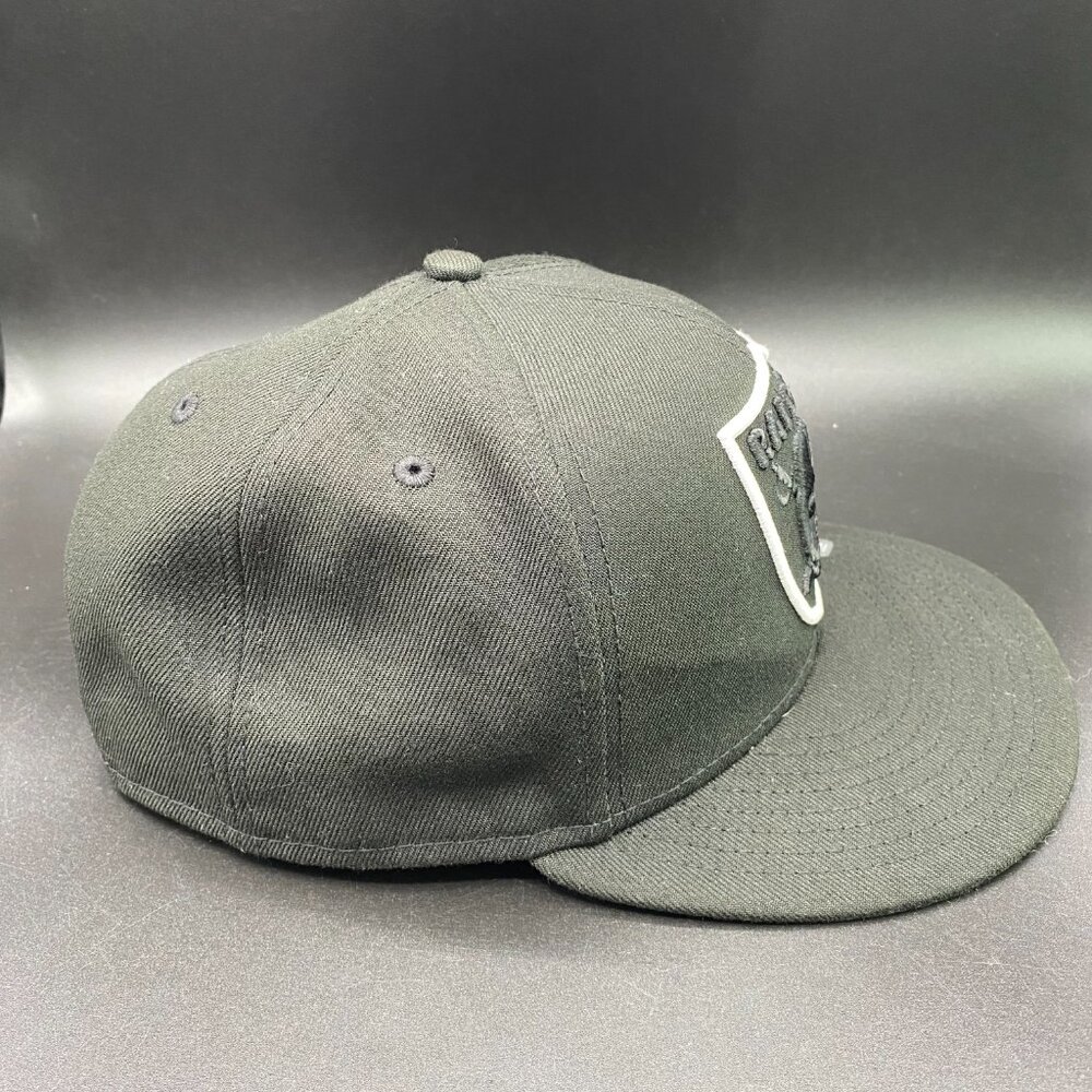 New Era NFL Las Vegas Raiders Cap Hat Men's OSFM w/ Adjustable Strap Black - Picture 6 of 15